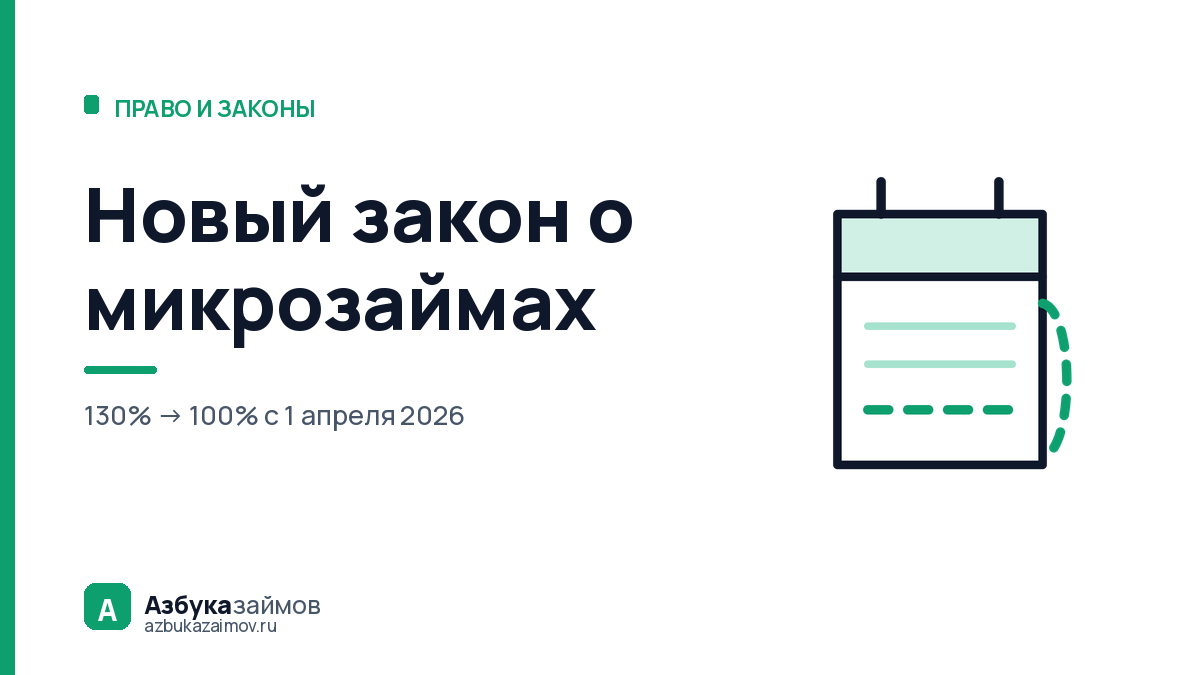 Новый закон о микрозаймах: что уже работает, а что ещё нет