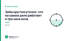 Займ круглосуточно: что на самом деле работает в три часа ночи