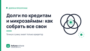 Долги по кредитам и микрозаймам: как собрать все свои за один вечер