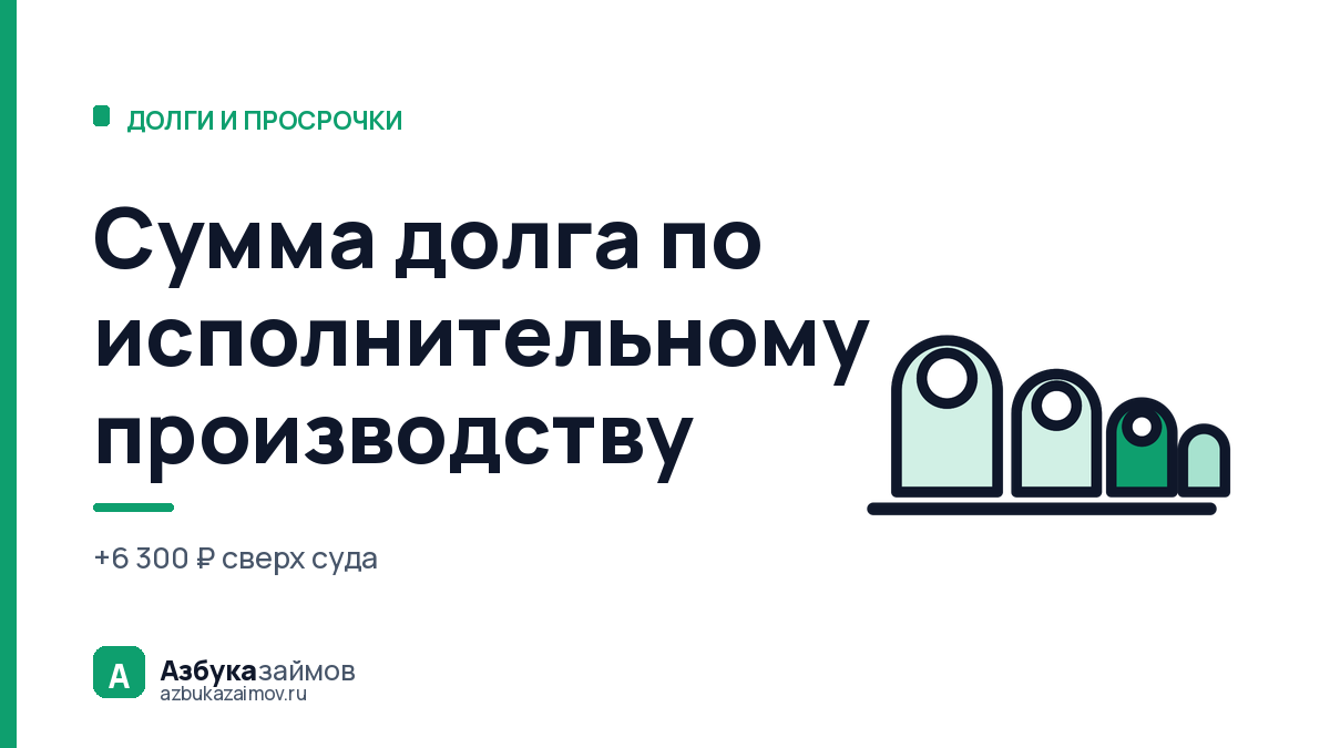 Сумма долга по исполнительному производству: четыре слагаемых