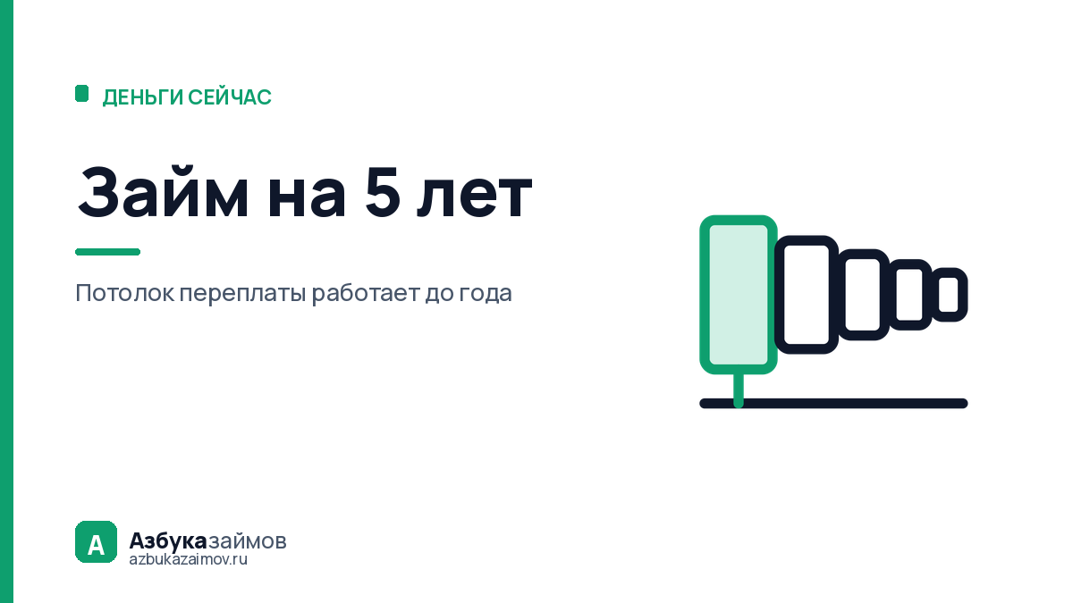 Займ на 5 лет: кто в реальности даёт деньги на такой срок