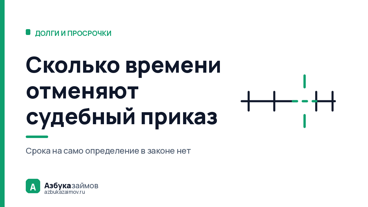 Сколько времени отменяют судебный приказ: три срока из четырёх в законе есть